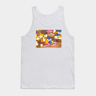 Dessert Pattern Tank Top